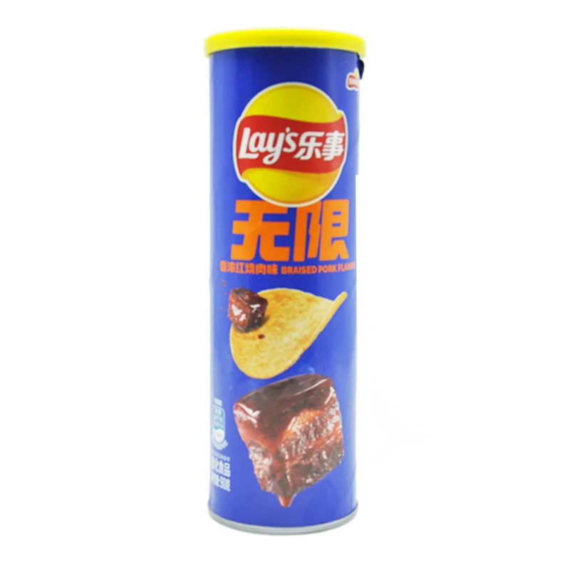 Chips Lay's 90g x3 Borcane - Snack Pufos pentru TV și Birou